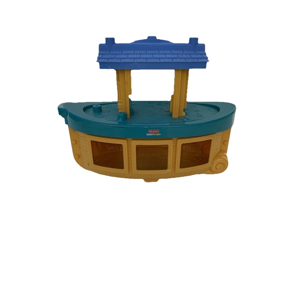 Little People Noah's Ark Boat Only Fisher Price No Animal Figures No Door